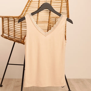 V-Neck Sleeveless Top